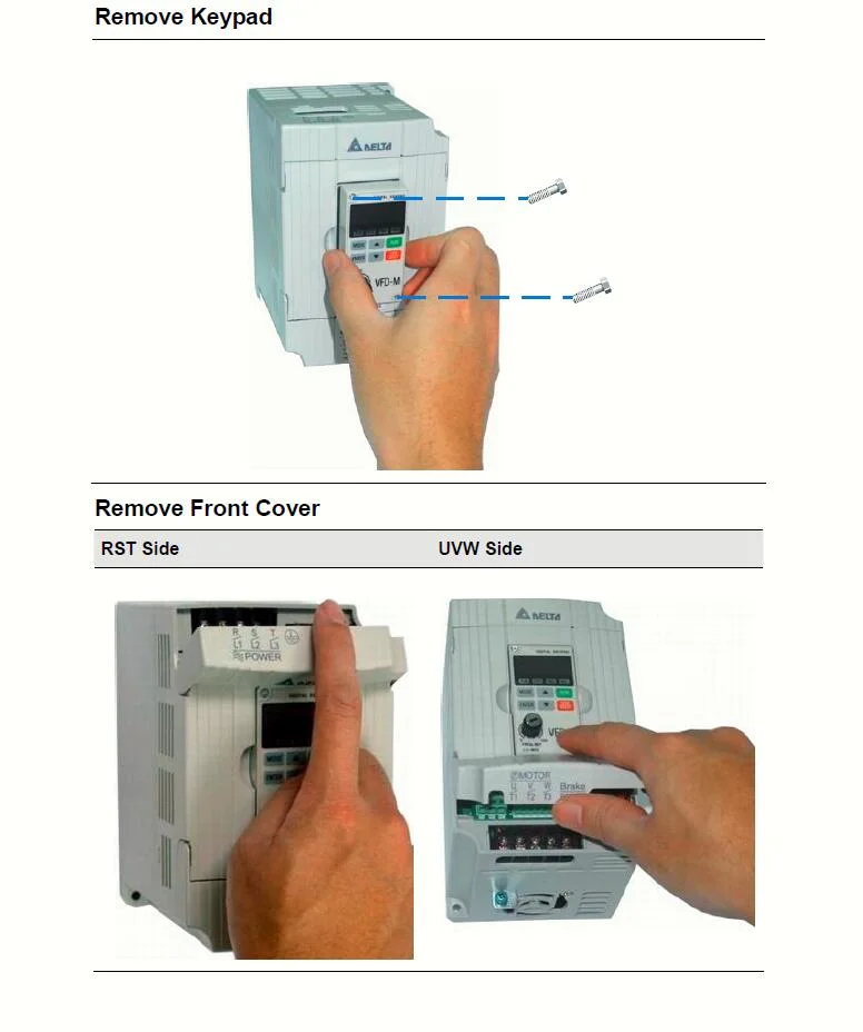 VFD High-Function Frequency Converter, AC Driver for Pipelining Line VFD075m43A/VFD055m43A